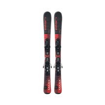 2023 Elan Maxx Jr Skis with EL 7.5 Bindings BLK/RED