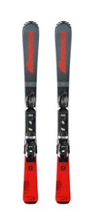 2023 Nordica Team AM Jr Skis with FDT 4.5 Bindings RED
