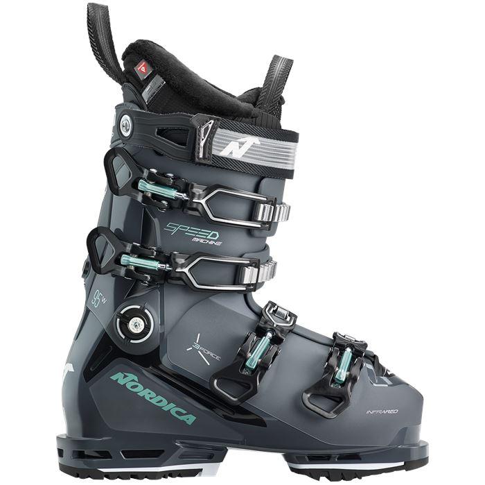 Speedmachine 3 95 Women's Ski Boots 2024 ANTH/BLK/GREEN