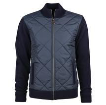 Barbour Men's Arch Diamond Quilt Knit NAVY/OLIVENIGHTTARTA