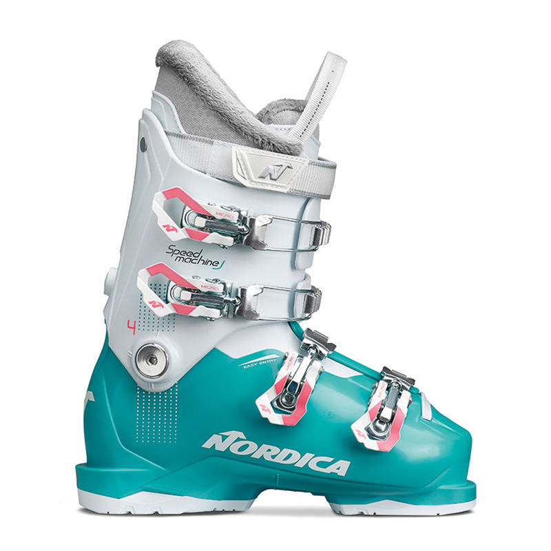 Nordica Speedmachine J4 Girls Ski Boots 2025 LIGHTBLUE/WHT/PNK