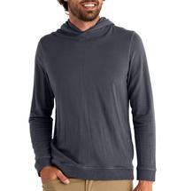 Free Fly Men's Bamboo Heritage Fleece Hoody GRAPHITE