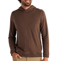 Free Fly Men's Bamboo Heritage Fleece Hoody MUSTANG