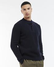 Barbour Men's Corsair Button Up Sweat NAVY