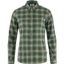 Fjallraven Women's Ovik Flannel Shirt DEEPFORESTPATINAGREE