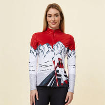 Krimson Klover Women's Apres Anyone Base Layer Top RACINGRED