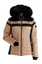 Nils Women's St. Anton Faux Fur Parka GOLD/BLACK