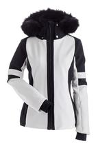Nils Women's Gstaad Faux Fur Parka WHITE/BLACK