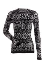 Nils Women's Vail Sweater BLACK/WHITE