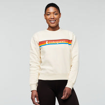 Cotopaxi Women's On The Horizon Organic Crew Sweatshirt BONE