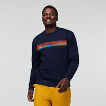 Cotopaxi Men's On The Horizon Organic Crew Sweatshirt MARITIME