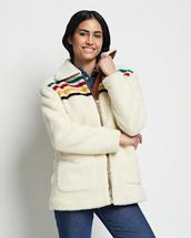 Pendleton Women's Glacier Sunset Fleece Jacket GLACIERIVORY