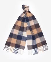 Barbour Men's Large Tattersall Scarf AUTUMNDRESS