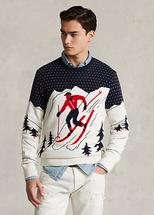 Polo Ralph Lauren Men's Skier Cotton Sweater NAVYMULTI