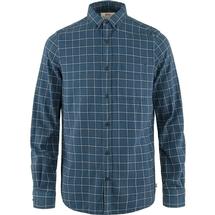 Fjallraven Men's Ovik Flannel Shirt INDIGOBLUEFLINTGREY