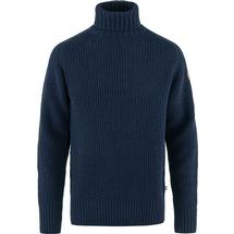 Fjallraven Men's Ovik Roller Neck Sweater DARKNAVY