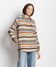 Pendleton Women's Wildwood Doublesoft Shirt Jacket BRIDGERSTRIPE