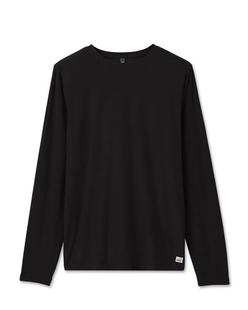 Vuori Men's Long-Sleeve Strato Tech Tee BLACK