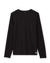 Vuori Men's Long-Sleeve Strato Tech Tee BLACK