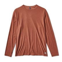 Vuori Men's Long-Sleeve Strato Tech Tee COPPERHEATHER