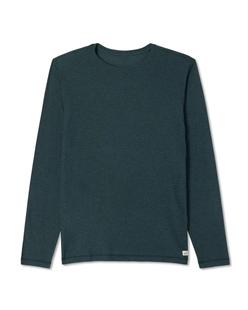 Vuori Men's Long-Sleeve Strato Tech Tee HEMLOCKHEATHER
