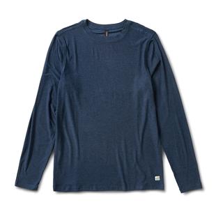 Vuori Men's Long-Sleeve Strato Tech Tee NAVYHEATHER