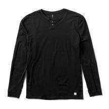 Vuori Men's Long-Sleeve Ever Henley BLACK