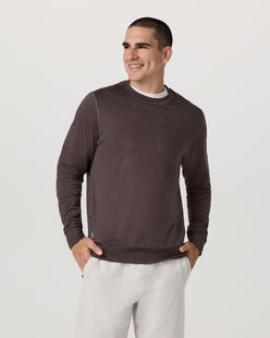 Vuori Men's Ponto Performance Crew SANGRIAHEATHER