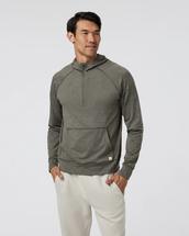 Vuori Men's Ponto Performance Half Zip Hoodie WARMGREYHEATHER