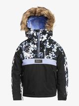 Roxy Girl's 8-16 Shelter Insulated Snow Jacket TRUEBLACKBLACKFLOWER