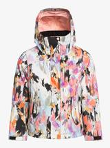 Roxy Girl's 8-16 Roxy Jetty Girl Insulated Snow Jacket TRUEBLACKTENDERNESS