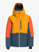 Quiksilver Boy's 8-16 Kai Jones Ambition Insulated Snow Jacket BUCKTHORNBROWN