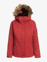Roxy Women's Meade Insulated Snow Jacket BRICKRED