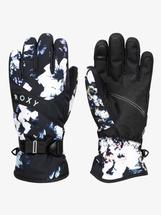 Roxy Women's Jetty Snowboard/Ski Gloves TRUEBLACKBLACKFLOWER