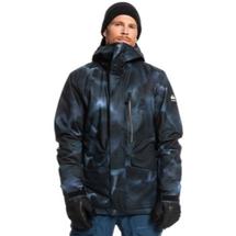 Quiksilver Men's Mission Printed Insulated Snow Jacket INSIGNIABLUEFRAGMENT