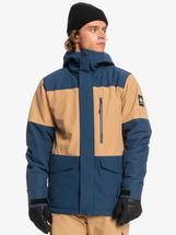 Quiksilver Men's Mission Block Insulated Snow Jacket INSIGNIABLUE