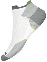 Smartwool Run Zero Cushion Low Ankle Socks WHITE