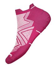 Smartwool Women's Run Zero Cushion Low Ankle Socks POWERPINK