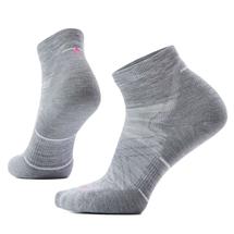 Smartwool Women's Run Targeted Cushion Ankle Socks LIGHTGRAYWHITE