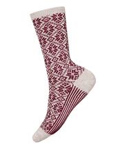 Smartwool Women's Everyday Traditional Snowflake Crew Socks MOONBEAM