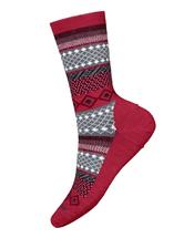 Smartwool Women's Everyday Dazzling Wonder Crew Socks POMEGRANATE