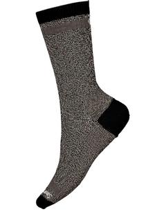 Smartwool Everyday Larimer Crew Socks BLACKTAUPEHEATHER