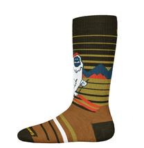 Smartwool Kids' Wintersport Full Cushion Yeti Pattern OTC Socks MILITARYOLIVE