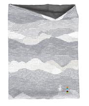 Smartwool Thermal Merino Reversible Pattern Neck Gaiter LIGHTGRAYMOUNTAINSCA