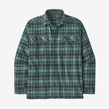 Patagonia Men's Long-Sleeved Organic Cotton Midweight Fjord Flannel Shirt CLIF