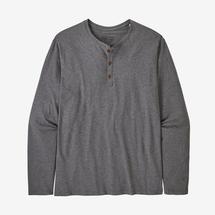 Patagonia Men's Regenerative Organic Certified Cotton Lightweight Henley NGRY