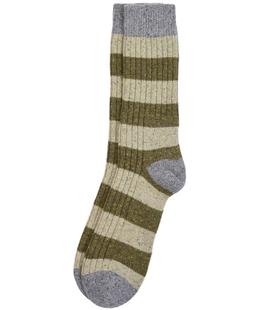 Barbour Houghton Stripe Sock OLIVE