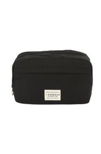 Barbour Double Zip Washbag BLACK