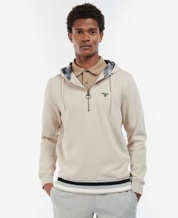 Barbour Men's Morland Half Zip Hoodie MIST
