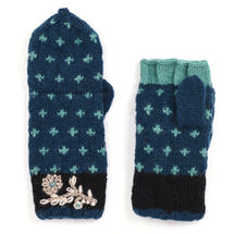 Lost Horizons Women's Lydia Finger Mittens TEAL